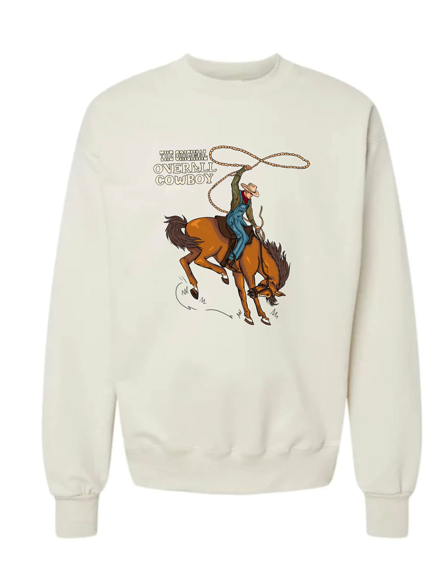 The Original Overall Cowboy Crewneck