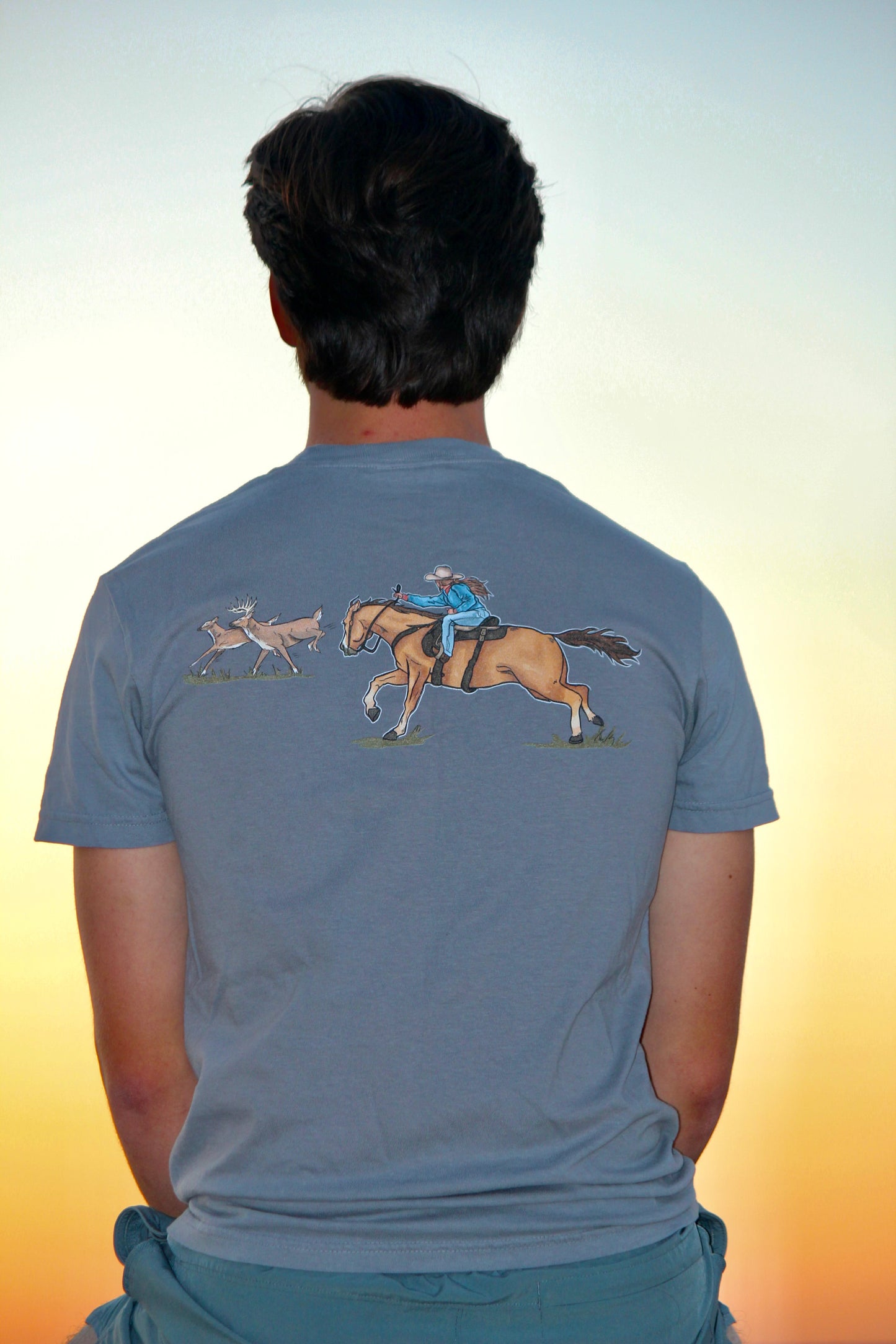 Deer Wrangling Cowgirl Shirt