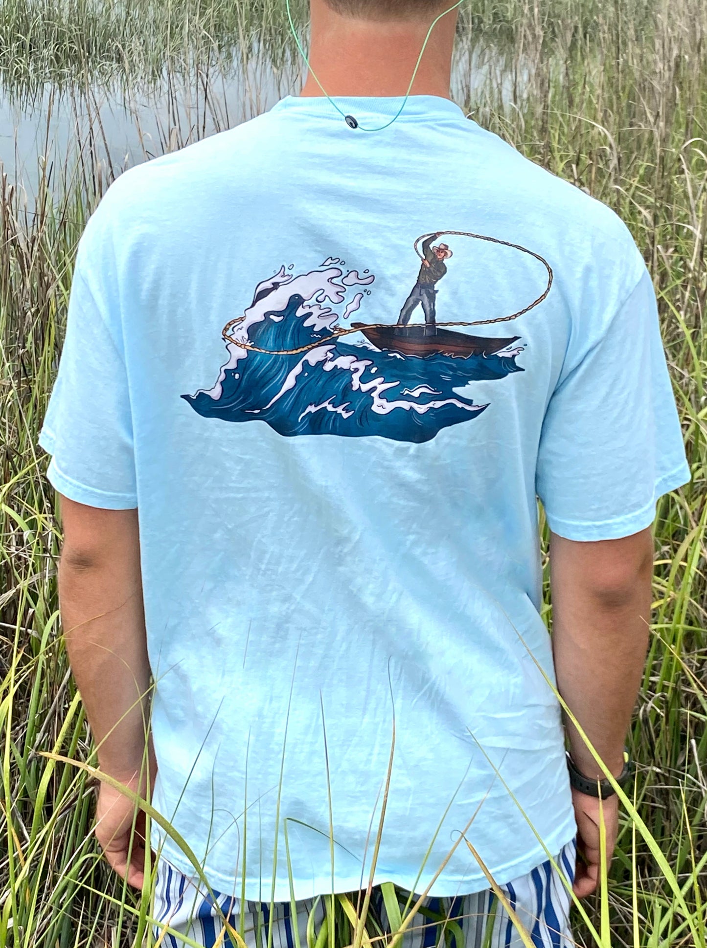 The Cowboy And The Sea T- Shirt