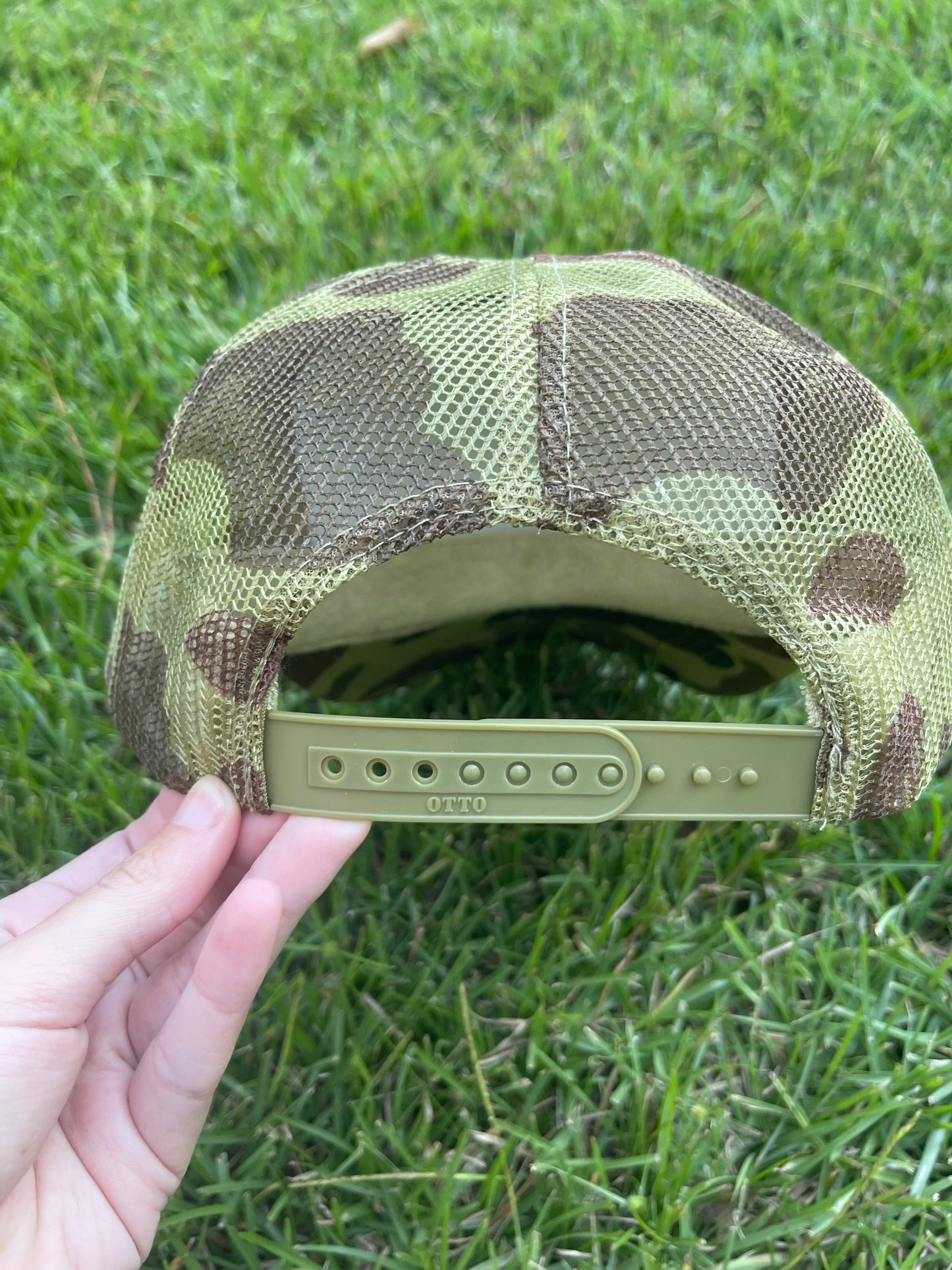 Deer and Bass Camo Trucker Hat