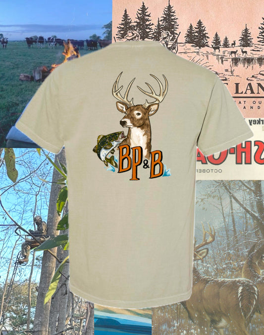 BP&B Bass and Deer Logo Shirt